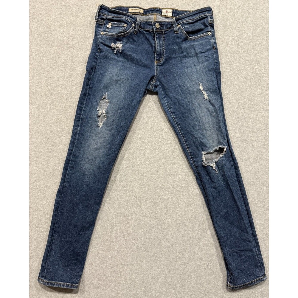 AG Adriano Goldschmied The Legging Ankle Super Skinny Jeans Women's Blue 31R